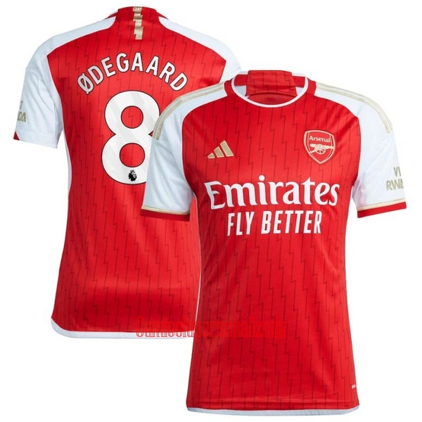 Camisolas Arsenal Martin Ødegaard 8 Equipamento Principal 23/24