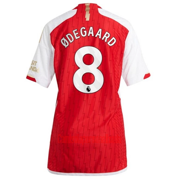 Camisolas Arsenal Martin Ødegaard 8 Mulher Equipamento Principal 23/24