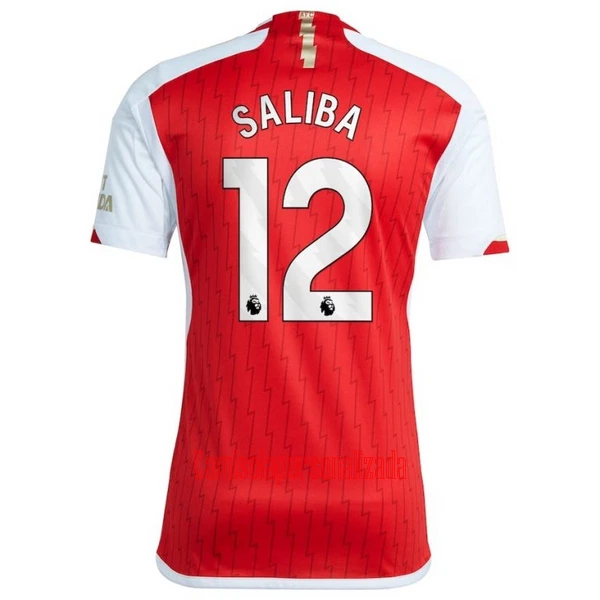 Camisolas Arsenal Saliba 12 Equipamento Principal 23/24