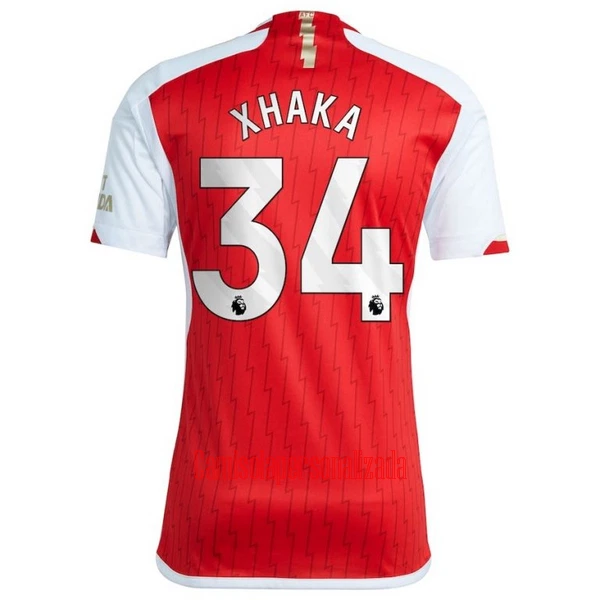 Camisolas Arsenal Xhaka 34 Equipamento Principal 23/24