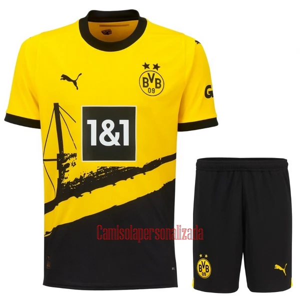 Camisolas Borussia Dortmund Criança Equipamento Principal 23/24