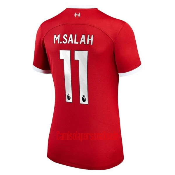 Camisolas Liverpool Mohamed Salah 11 Mulher Equipamento Principal 23/24