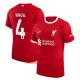 Camisolas Liverpool Virgil van Dijk 4 Equipamento Principal 23/24