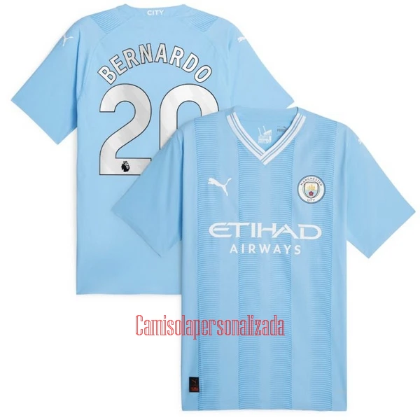 Camisolas Manchester City Bernardo Silva 20 Equipamento Principal 23/24