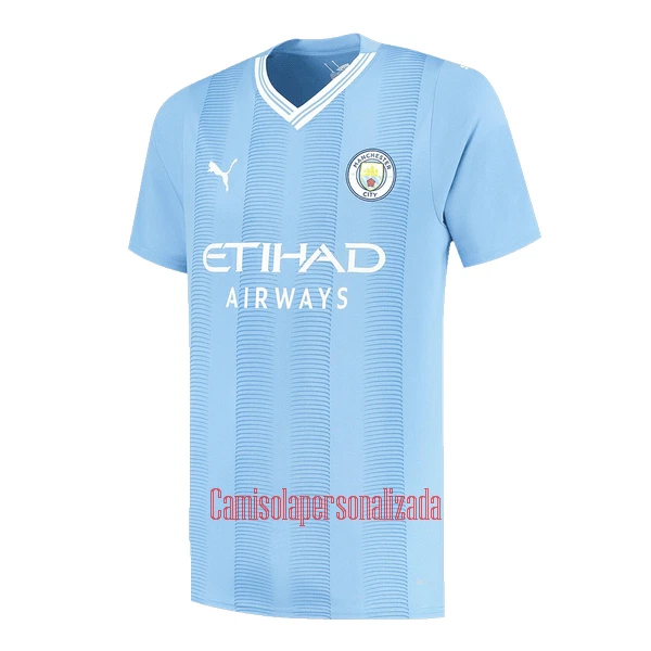 Camisolas Manchester City Champions 23 Equipamento Principal 23/24