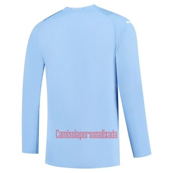 Camisolas Manchester City Equipamento Principal 23/24 Manga Comprida