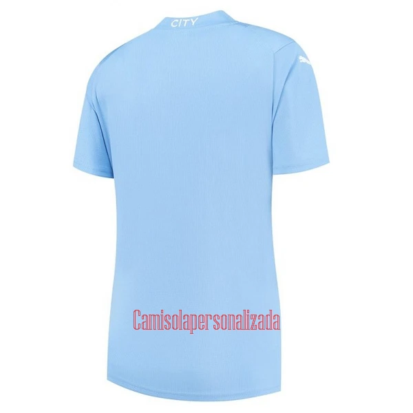 Camisolas Manchester City Mulher Equipamento Principal 23/24