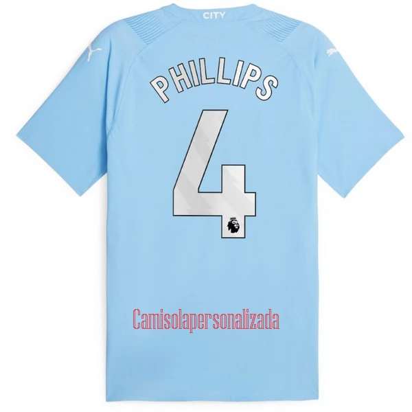 Camisolas Manchester City Phillips 4 Equipamento Principal 23/24