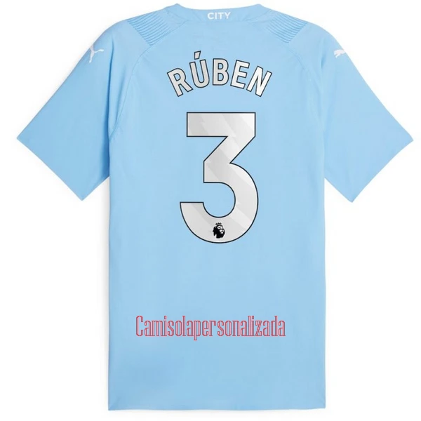 Camisolas Manchester City Rúben Dias 3 Equipamento Principal 23/24