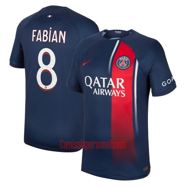 Camisolas Paris Saint-Germain Fabian 8 Equipamento Principal 23/24