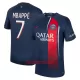 Camisolas Paris Saint-Germain Kylian Mbappé 7 Equipamento Principal 23/24