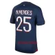 Camisolas Paris Saint-Germain N.Mendes 25 Equipamento Principal 23/24