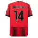 Camisolas AC Milan Bakayoko 14 Equipamento Principal 23/24