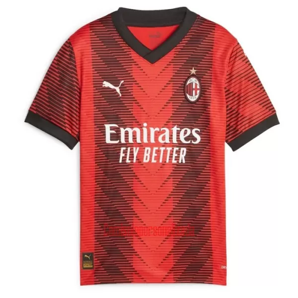 Camisolas AC Milan Criança Equipamento Principal 23/24