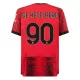 Camisolas AC Milan De Ketelaere 90 Equipamento Principal 23/24