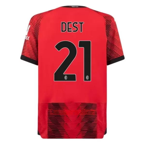 Camisolas AC Milan Dest 21 Equipamento Principal 23/24