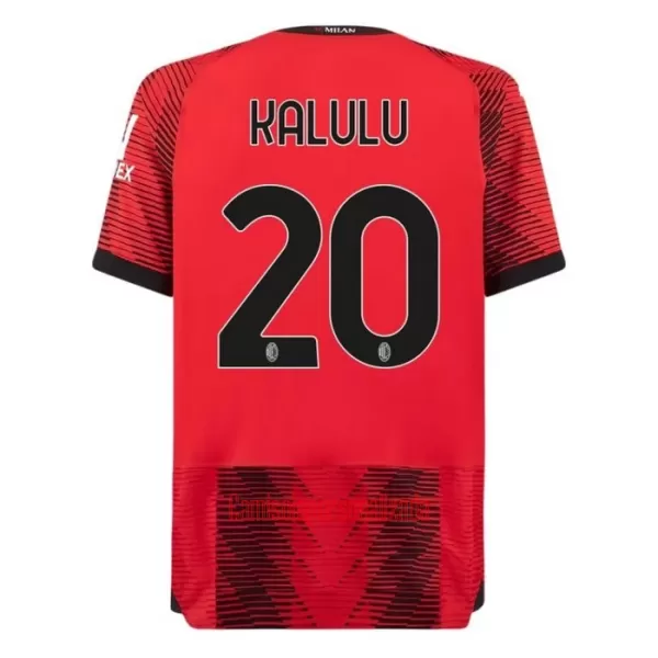 Camisolas AC Milan Kalulu 20 Equipamento Principal 23/24