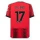 Camisolas AC Milan Rafael Leão 17 Equipamento Principal 23/24