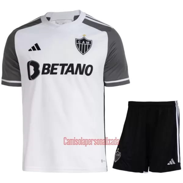 Camisolas Atlético Mineiro Criança Equipamento Alternativo 23/24