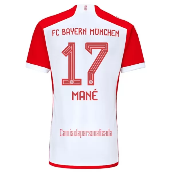 Camisolas FC Bayern de Munique Sadio Mané 17 Criança Equipamento Principal 23/24