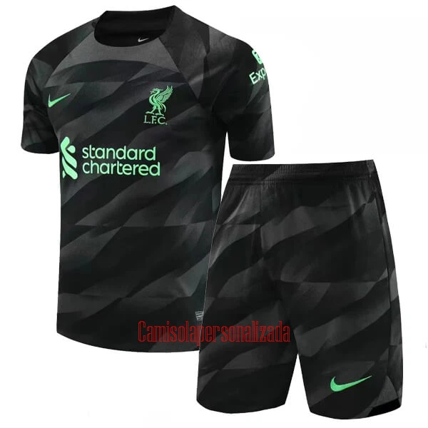 Camisolas Guarda Redes Liverpool Criança Equipamento Principal 23/24