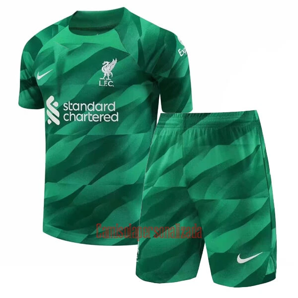 Camisolas Guarda Redes Liverpool Criança Equipamento Terceiro 23/24