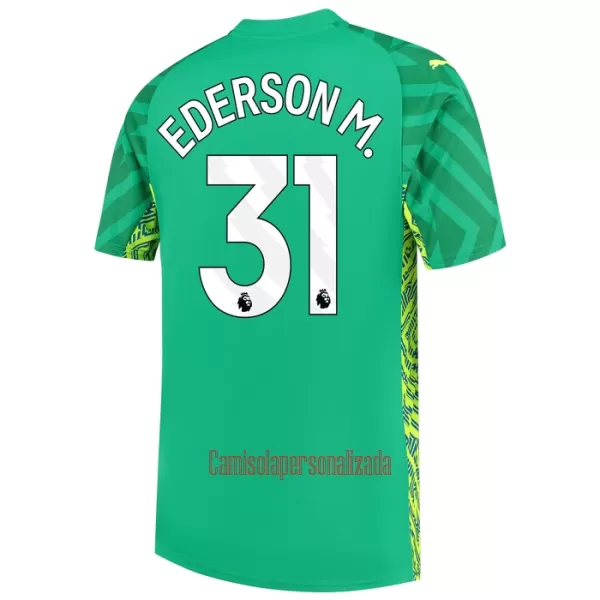 Camisolas Guarda Redes Manchester City Ederson Moraes Equipamento Principal 23/24