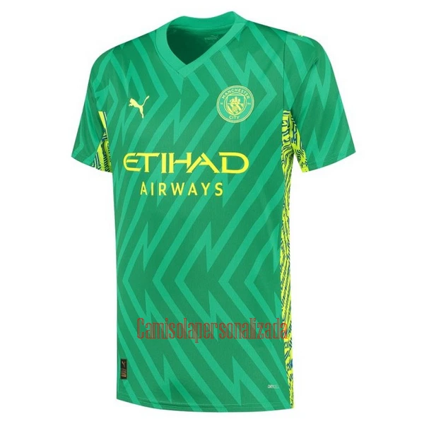 Camisolas Guarda Redes Manchester City Ederson Moraes Equipamento Principal 23/24