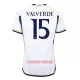 Camisolas Real Madrid Federico Valverde 15 Equipamento Principal 23/24