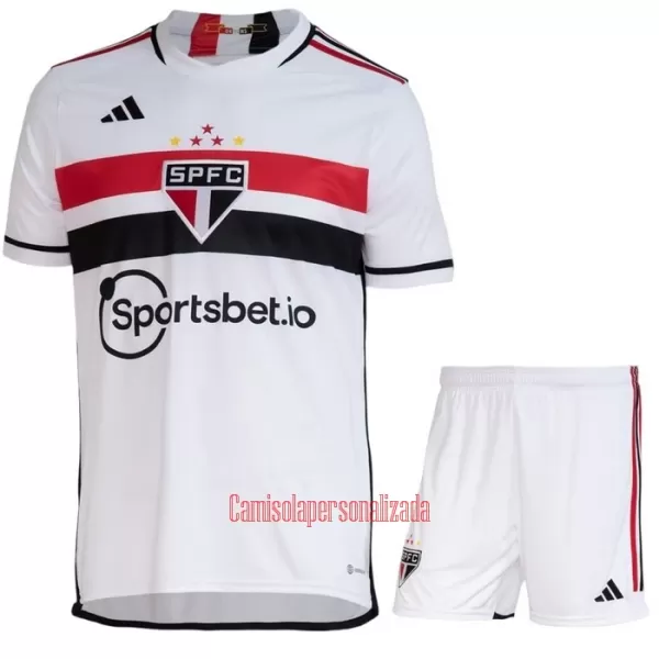 Camisolas São Paulo FC Criança Equipamento Principal 23/24