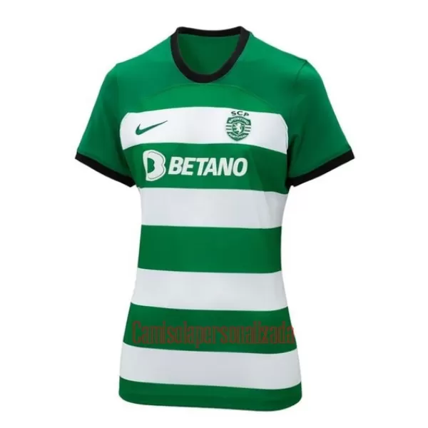 Camisolas Sporting CP Lisbon Mulher Equipamento Principal 23/24