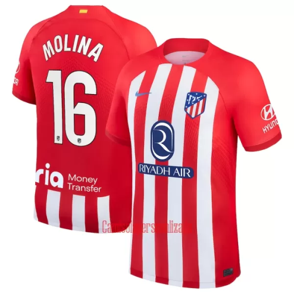 Camisolas Atlético Madrid Molina 16 Equipamento Principal 23/24