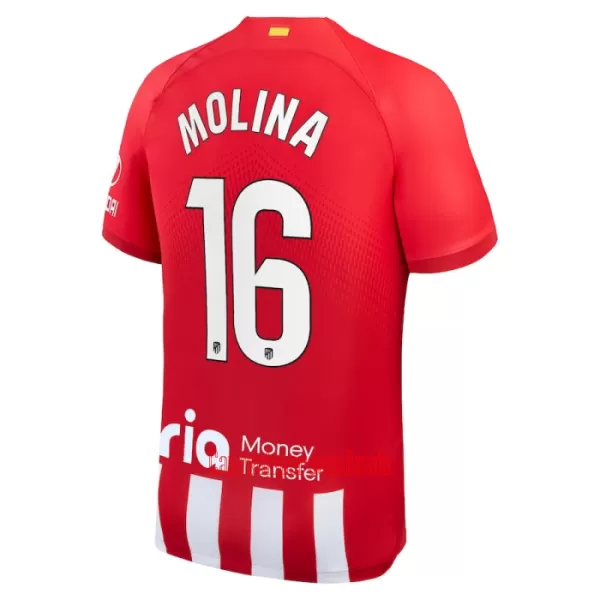 Camisolas Atlético Madrid Molina 16 Equipamento Principal 23/24