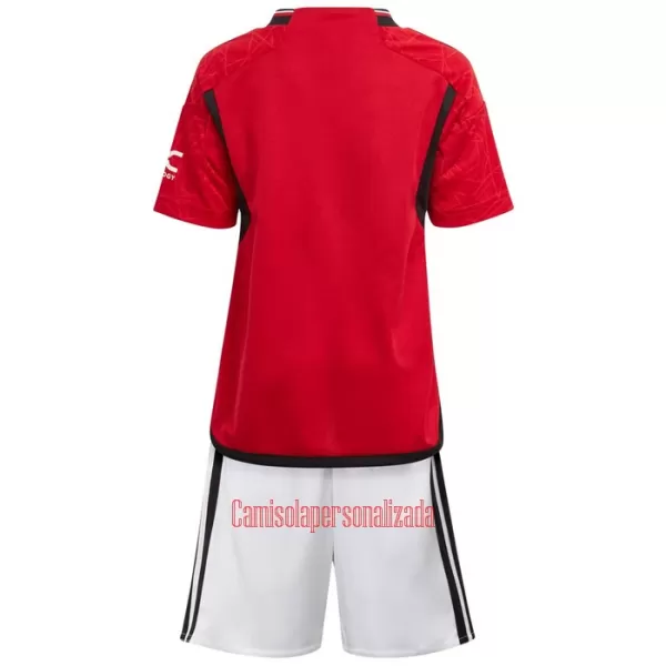 Camisolas Manchester United Criança Equipamento Principal 23/24