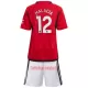 Camisolas Manchester United Malacia 12 Criança Equipamento Principal 23/24