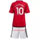 Camisolas Manchester United Marcus Rashford 10 Criança Equipamento Principal 23/24