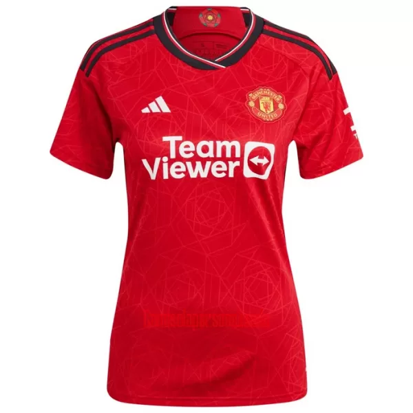 Camisolas Manchester United Marcus Rashford 10 Mulher Equipamento Principal 23/24