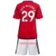 Camisolas Manchester United Wan-Bissaka 29 Criança Equipamento Principal 23/24