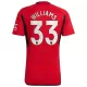 Camisolas Manchester United Williams 33 Equipamento Principal 23/24