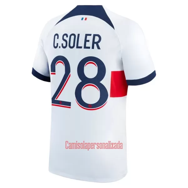 Camisolas Paris Saint-Germain C. Soler 28 Equipamento Alternativo 23/24