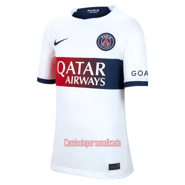 Camisolas Paris Saint-Germain Kylian Mbappé 7 Mulher Equipamento Alternativo 23/24