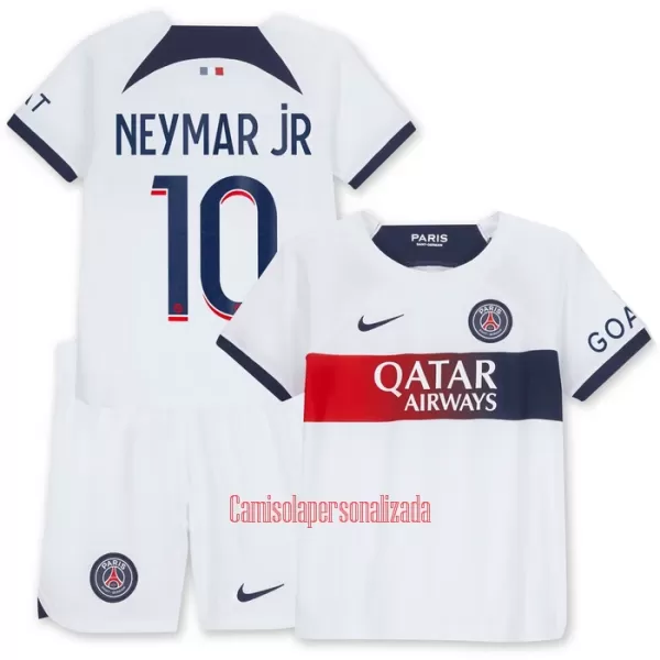 Camisolas Paris Saint-Germain Neymar Jr 10 Criança Equipamento Alternativo 23/24