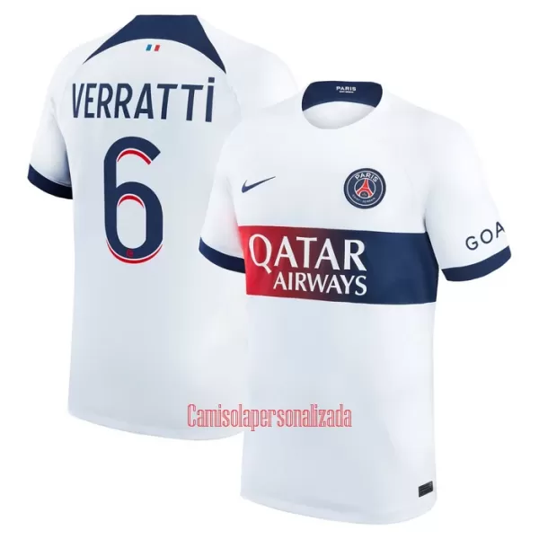 Camisolas Paris Saint-Germain Verratti 6 Equipamento Alternativo 23/24