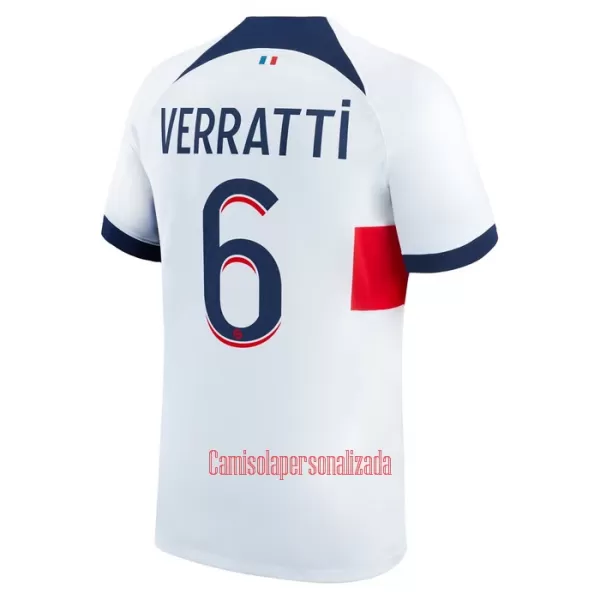 Camisolas Paris Saint-Germain Verratti 6 Equipamento Alternativo 23/24