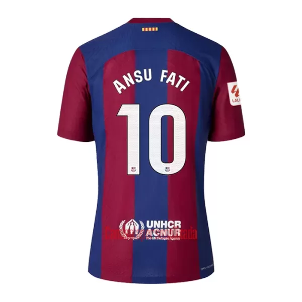 Camisolas FC Barcelona Ansu Fati 10 Criança Equipamento Principal 23/24