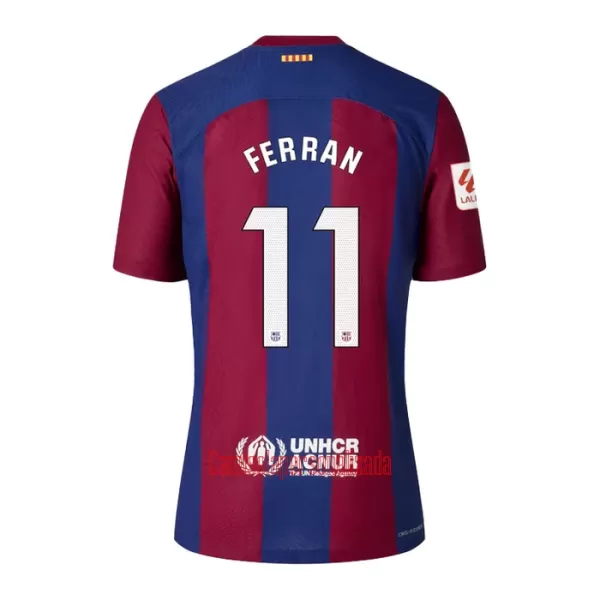 Camisolas FC Barcelona Ferran Torres 11 Criança Equipamento Principal 23/24