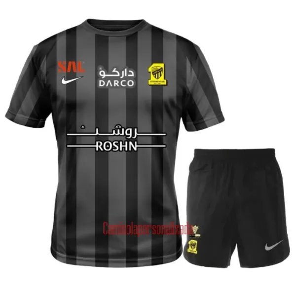 Camisolas Al-Ittihad FC Criança Equipamento Alternativo 22/23