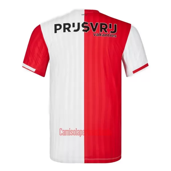 Camisolas Feyenoord Rotterdam Criança Equipamento Principal 23/24