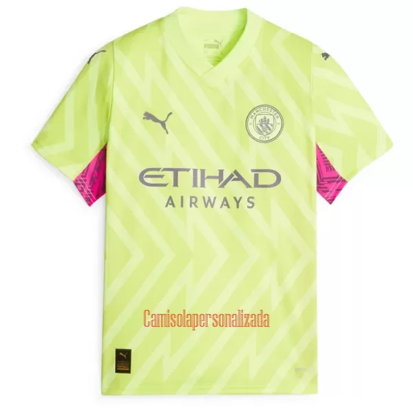 Camisolas Guarda Redes Manchester City Champions of Europe Equipamento Terceiro 23/24