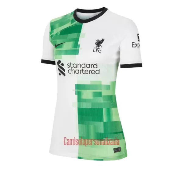 Camisolas Liverpool Mohamed Salah 11 Mulher Equipamento Alternativo 23/24